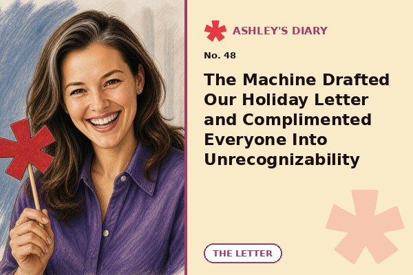 The Machine Drafted Our Holiday Letter and Complimented Everyone Into Unrecognizability