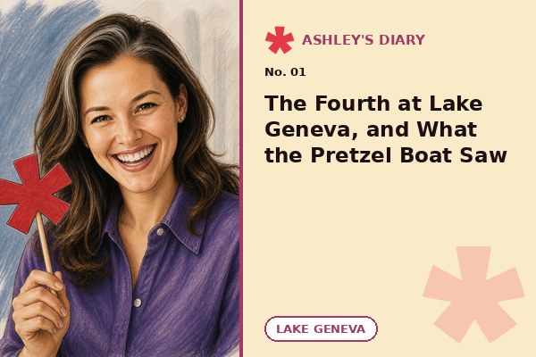 The Fourth at Lake Geneva, and What the Pretzel Boat Saw