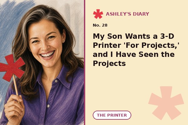 My Son Wants a 3-D Printer 'For Projects,' and I Have Seen the Projects